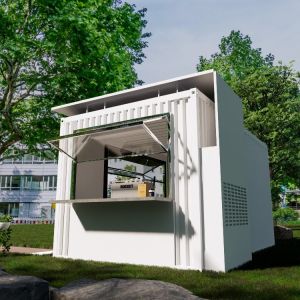 Detachable Container House with Fireproof EPS Sandwich Panel and Customizable
