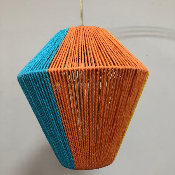 Quality Irregular Shape String Lampshade Paper String Multi Colors Diy Twine Lampshade wholesale