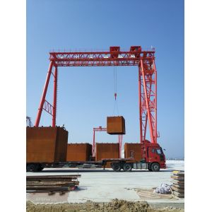 40t Fast lifting Truss Double Girder Gantry Crane for Precast yard European