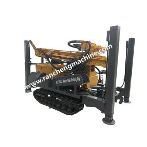 China High-Performance 200m Depth Crawler Water Well Drilling Rig With 58KW YuChai Diesel Engine on sale