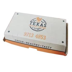 Eco-Friendly And Recyclable Kraft Paper Burger Box Customized Food Container For