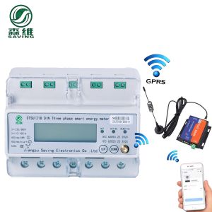 Wifi Portable Din Rail 3 Phase Energy Meter 230 Electric Energy Meter 3 Phase
