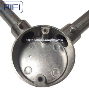 RIFI Emt Aluminum Junction Circular Box Set Screw Type 1 Way 2 Way 3 Way 4 Way