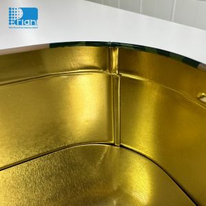 Personalized Modern Biscuit Tin Can , Logo Custom Metal Tin Box