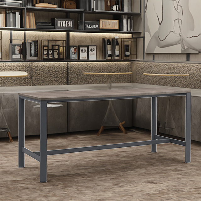 Light Industrial Style Office Reception Long Coffee Table, Simple And Practical