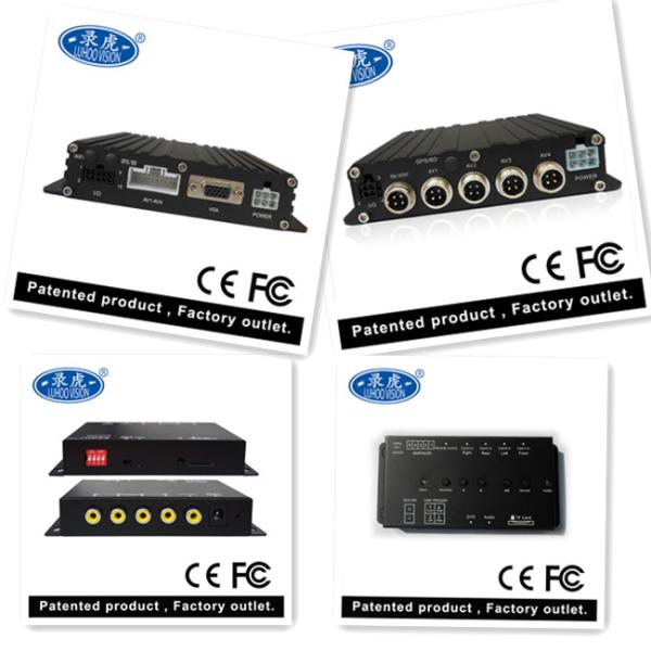 8V ~ 36V DC Vehicle Mobile DVR With Wifi 4CH AV Inputs Vehicle Surveillance System