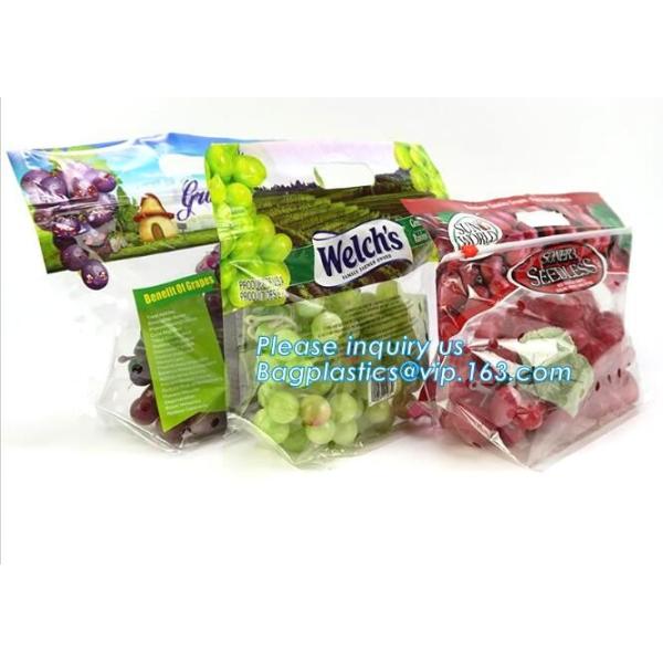 Fresh Perforated Fruit Bag, Fruit bag with slider zip, k fresh keeping pouch