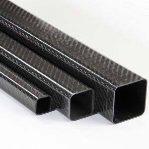 Carbon Square Tubes CFRP Pipes Twill Exterior Material