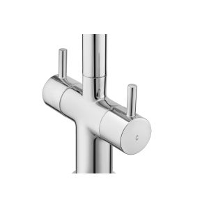 stylish space Modern Kitchen Faucets Double Handle Monobloc