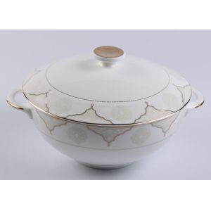 CIQ Certificate 45pc Bone China Dinner Set For 6 People