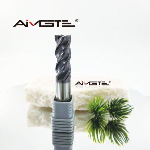 High Performance Chip Breaking Flat End Mill Precision Machining Tool by AMG