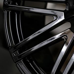 new staggered forged aftermarket Gloss Black forged wheel