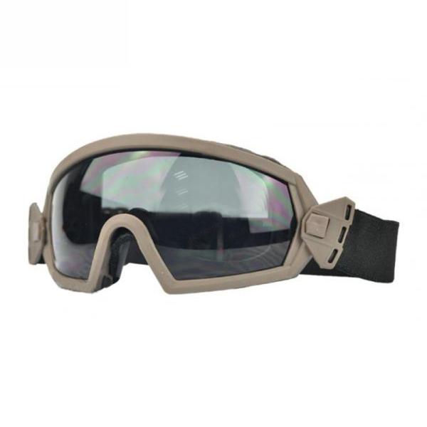 Quality High Impact Resistant Military Style Goggles Helmet Compatible wholesale