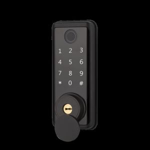 Coated Zinc Alloy Smart Deadbolt Door Lock For Max Security WiFi APP