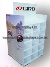 Cheap cardboard custom pallet display supplier with UV printing for sale