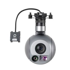 Cheap 30x EO+IR AI Object tracking gimbal camera LRF With GPS Coordinate Resolving for sale