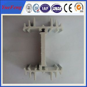 China Custom aluminum extrusion LED profile for lamp housing with powder coating white on sale
