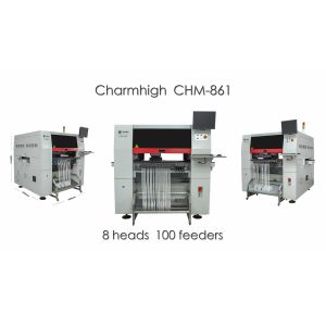 Full Automatic PCB Making Machine CHM-861 PCB Assembly 8 Heads 100 Feeders