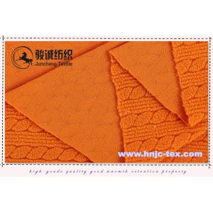 Hot sell stripping jacquard smooth polar fleece fabric for pajamas fabric and