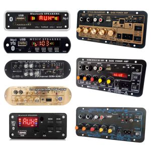 D50 Amplifier Board With Optical Audio BT AMP USB FM Radio TF Player Black For