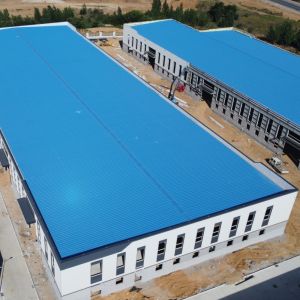 Prefab Galvanized Steel Warehouse with 50-Year Lifespan