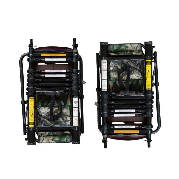 Quality 2600mm Aluminum Hunting Tree Stand Folding Ladders 8 Steps wholesale