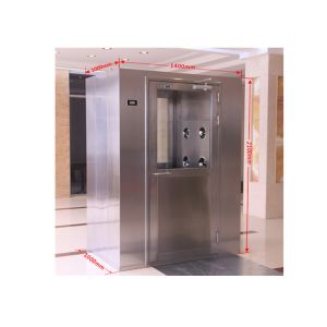China Custom 1000mm Depth Stainless Steel Air Shower With  Electric Panel Control H13 on sale