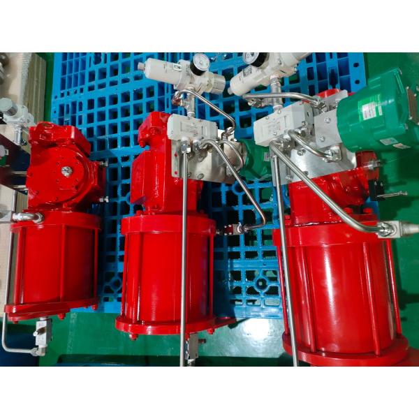 Quality Pneumatic actuator of pipeline valves Metal Seated Ball Valves Spring Return Pneumatic Actuator VSF  Closed Loop Control System wholesale