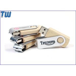 Bulk Classic Twister Wooden Cover 2GB Thumbdrives USB Storage Disk
