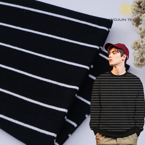 Quality Combed Yarn Dyed Cotton Fabric Winter Knit Terry Cloth Low Shrinkage wholesale