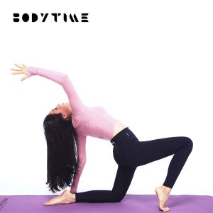 China OEM service Nylon Workout Leggings / Smart Black Technology Hip Lifter Pants on sale