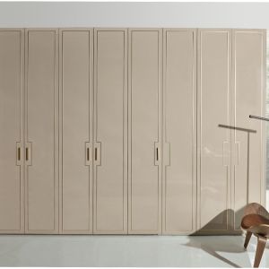 China Acrylic Face Modern Wardrobe Closets Modern Clothes Cabinet With Drawers on sale