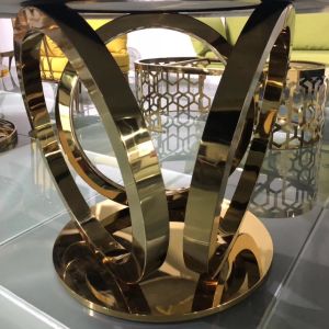 Tempering Contemporary Luxury Dining Table 1350mm , Ebony Lazy Susan Dining