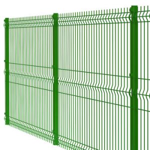 Highway Fence 6x8ft Rectangle Galvanized Welded Wire Mesh Fence with 3D Triangle