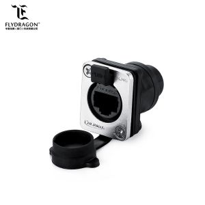 DC Jack Male Female RJ45 Connector Waterproof IP67 Pull and Push Lock