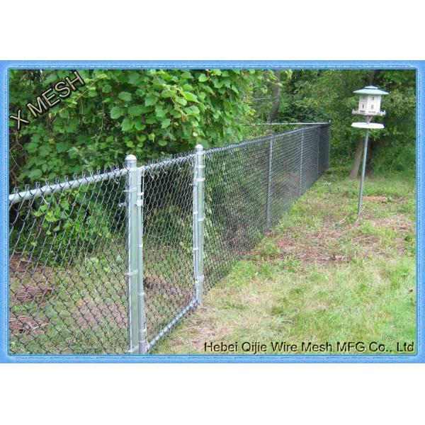 Quality 10 Ft 9 gauge chain link security fence Galvanized Commercial System for industrial wholesale