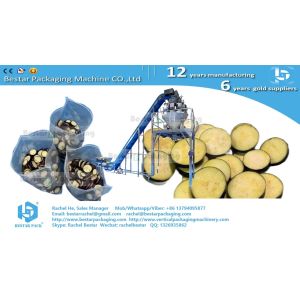 Automatic weighing packing machine for sliced eggplant salad 1-3kg pouch