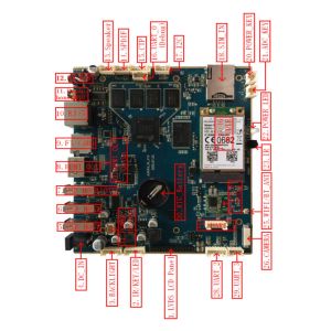 Support 3G /4G Module Amlogic S802 Quad Core Arm Industrial PCB Printed Circuit