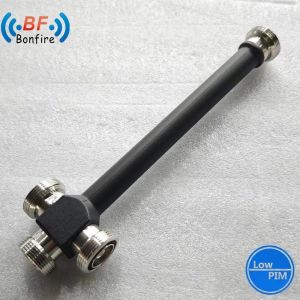 22.00cm * 7.00cm * 4.00cm DIN Connector 3 Way RF Power Splitter Power Divider