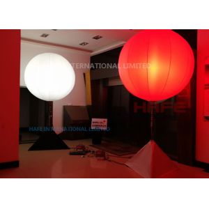 Dimmable RGBW Balloon Lighting With 4200mm Stainless Tripod For Party Decoration