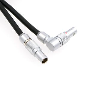 Z CAM EVF Power Cable Rotatable 2 Pin Male To Straight 2 Pin M Cord For ARRI
