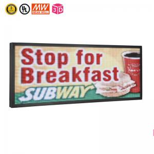 Cheap IP20 Waterproof Programmable Scrolling LED Signs , 5mm LED Scrolling Message Sign for sale
