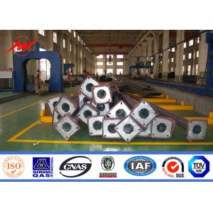 Waterproof Hot Dip Galvanization 9m Solar Light Poles for Highway Lighting