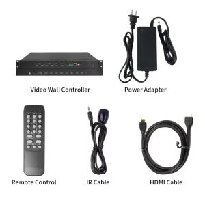4K Video Processor Support 1X4 4X1 LED Screen with Splicing and Splitting