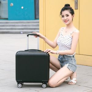 805 Business Small Travel luggage  18-inch carry-on luggage Wet and Dry Separation TSA lock spinner wheel suitcase
