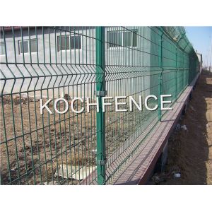 Anti Corrosion 3D Fence Panel , High Strength Vinyl Coated Fence Long Use Life