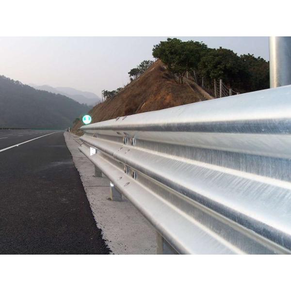 Quality Hot Rolled Coil Galvanized Steel Guardrail For Motorway Guardrail System wholesale