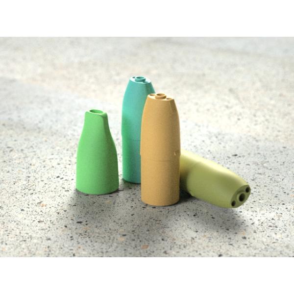 Cigarette cartridge holder+oil tank (2+2) / Cold runner / Three-plates mold No.24501