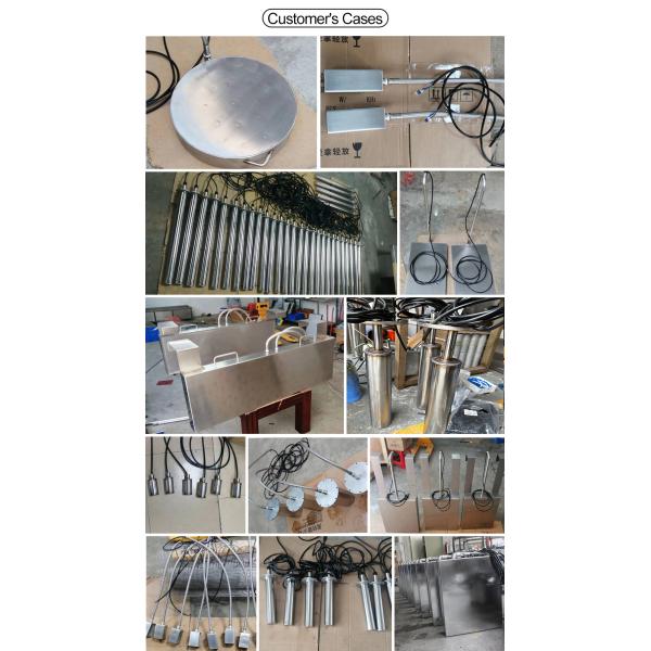 Submersible Stainless Steel Ultrasonic Cleaner Frequency 40 KHz For Gun Rust