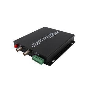 2ch Fiber Optic Video Converter HDTVI BNC Port 1310nm 20km transmission